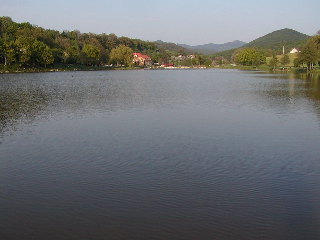 Vodná nádrž Striebornica.