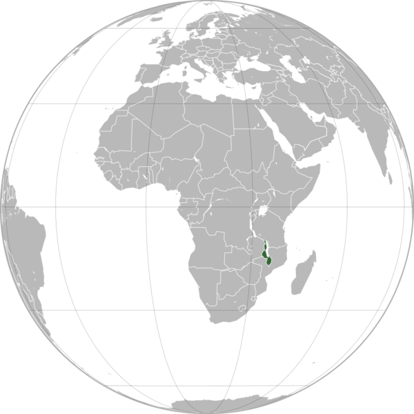 Soubor:Malawi (orthographic projection).png