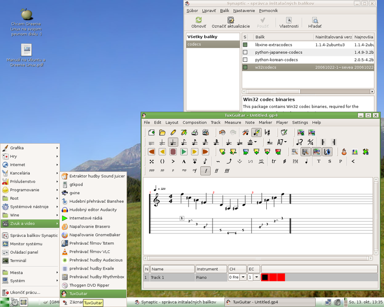 Soubor:Greenie Linux 1.1a.png