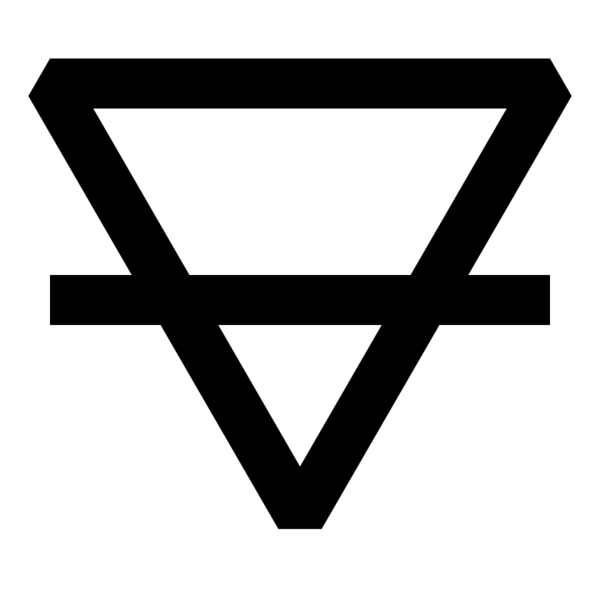 Soubor:Alchemical earth symbol (bold).png