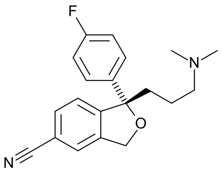 Soubor:Escitalopram structure.png