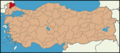 Latrans-Turkey location Kırklareli.png