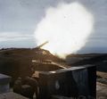 428 Battery 8 inch gun firing WWII IWM TR 559.jpg