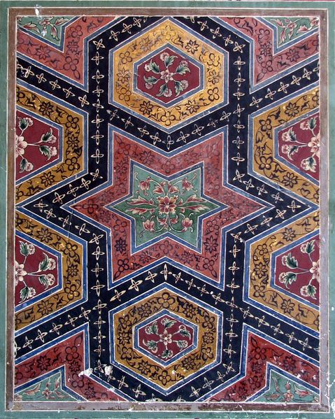 Soubor:Wazir khan mosque, tile art1.jpg
