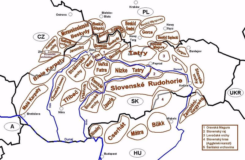 Soubor:Westkarpaten Gliederung Skizze.jpg