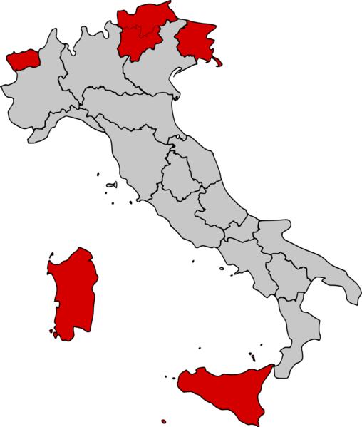 Soubor:Autonomous Regions of Italy.png