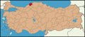 Latrans-Turkey location Bartın.png