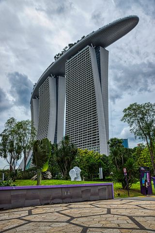 "Marina Bay Sands hotel in Singapore"