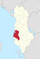 Fier County in Albania.png