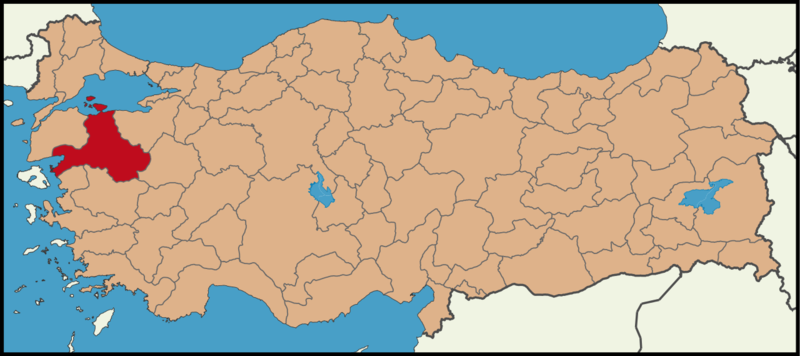 Soubor:Latrans-Turkey location Balıkesir.png