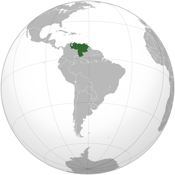 Soubor:Venezuela (orthographic projection).png