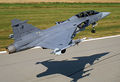Saab JAS-39 Gripen of the Czech Air Force taking off from AFB Čáslav.jpg