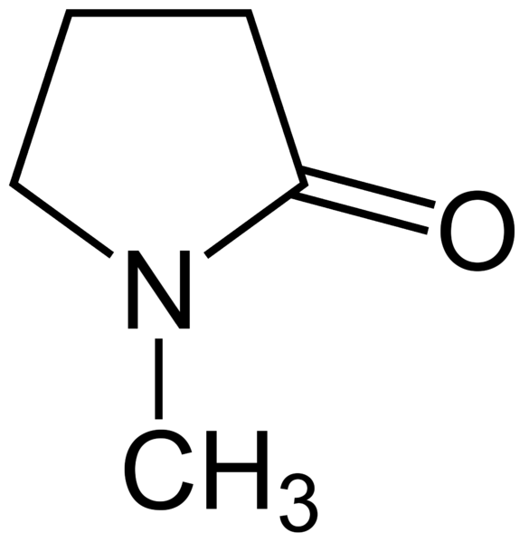 Soubor:N-Methylpyrrolidone Structural Formulae.png